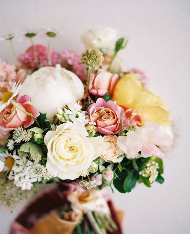 If I wasn't a photographer I think I would be a florist 💛 Beautiful bouquet from a recent ceremony by @busybeesfloral, she always creates the most beautiful bouquets and I love photographing them! Fun side note... those beautiful pink roses came from her garden! 😱 ⁠
⁠